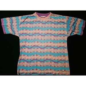 Vintage Oasis Surf Stripe T-Shirt Deadstock | 90s 80s Urban Outfitters RARE RAD